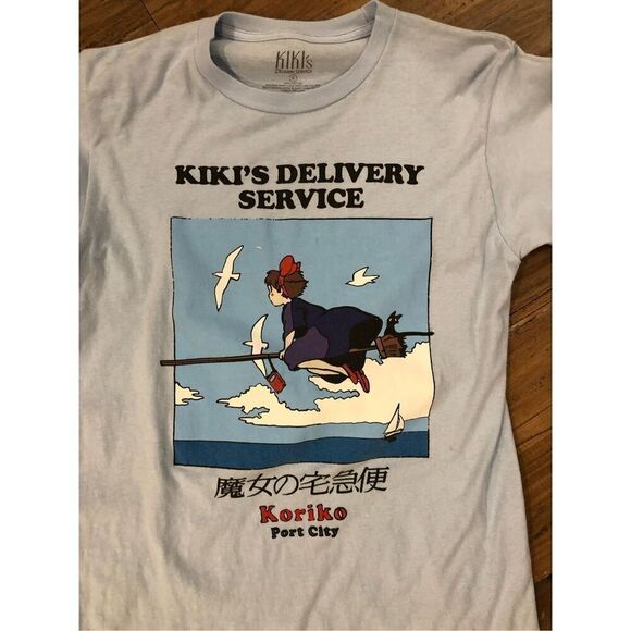 VNT Kiko’s Delivery Service Japanese T Shirt 1989 Unisex Koriko Studio Ghibli - Picture 7 of 11